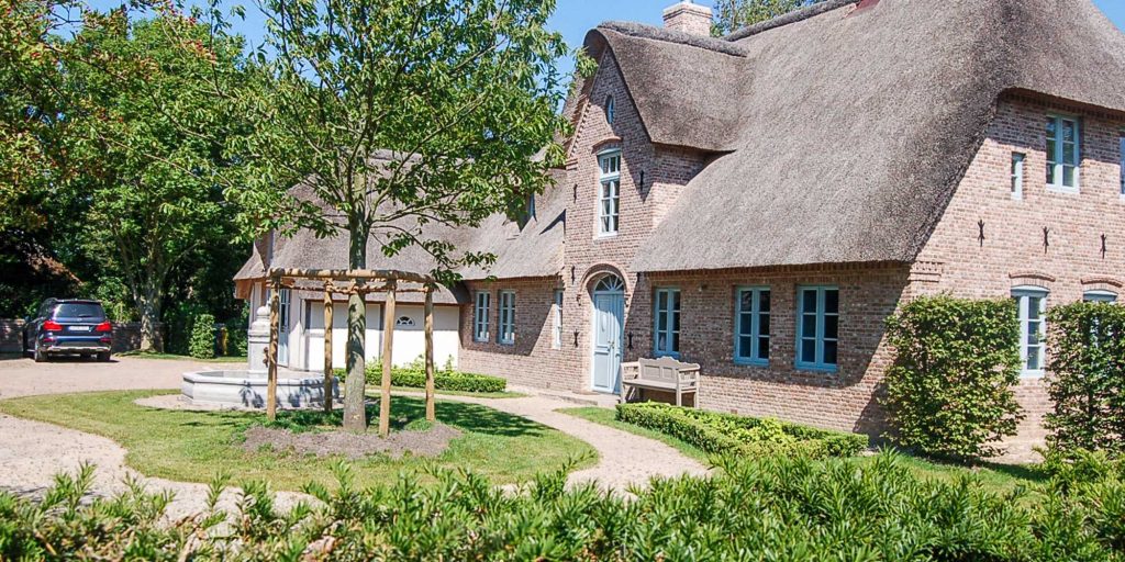 Luxus Ferienhaus auf der Nordseeinsel Föhr: Hauseingang